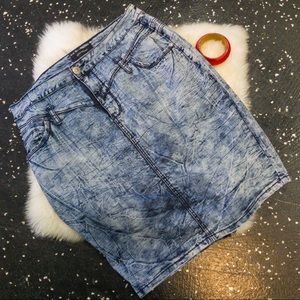 Ashley Stewart Jean skirt
